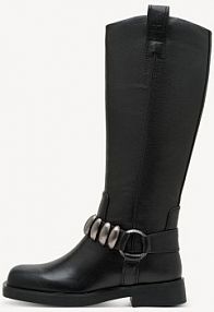 Kozaki Tamaris czarne damskie