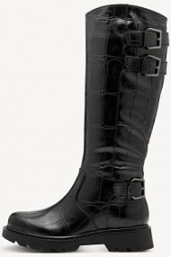 Kozaki Tamaris czarne damskie