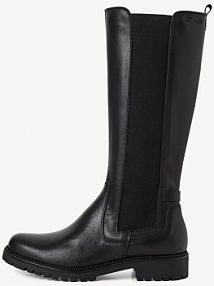 Kozaki Tamaris czarne damskie