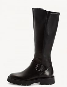 Kozaki Tamaris czarne damskie