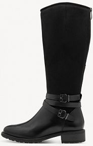 Kozaki Tamaris czarne damskie