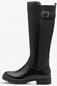 Kozaki Tamaris czarne damskie