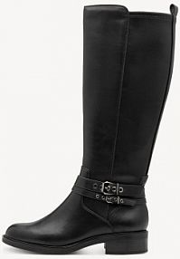 Kozaki Tamaris czarne damskie