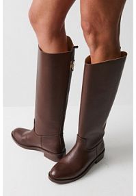 Oficerki Carinii brązowe