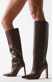 Kozaki Carinii brązowe damskie