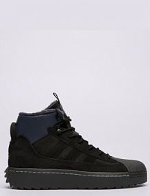 Trzewiki Adidas czarne dziecięce Superstar Winter Trek J
