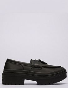 Półbuty wsuwane Converse czarne damskie Chuck Taylor All Star Lugged Heel Loafer