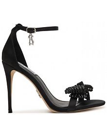 Sandały na szpilce Steve Madden czarne 