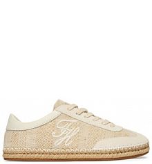 Espadryle Tommy Hilfiger kremowe damskie 