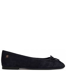 Baleriny Tommy Hilfiger granatowe damskie 