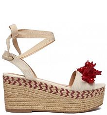 Espadryle Liu Jo kremowe damskie 