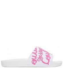 Klapki Versace Jeans Couture białe damskie 