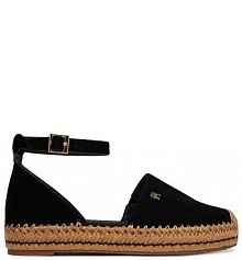 Espadryle Tommy Hilfiger czarne damskie 