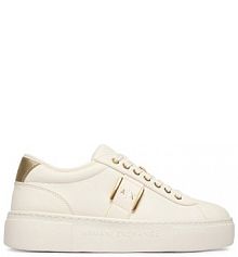 Sneakersy Armani Exchange białe damskie 