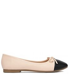 Baleriny JENNY beżowe damskie 