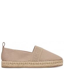 Espadryle Calvin Klein beżowe damskie 