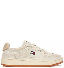 Sneakersy Tommy Jeans beżowe damskie 