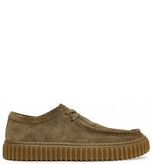 Półbuty Clarks zielone męskie 