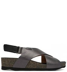 Sandały na koturnie Pikolinos szare 