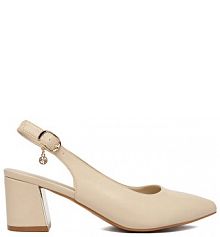 Czółenka Lasocki kremowe 