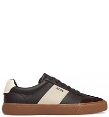 Sneakersy BOSS brązowe męskie 
