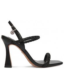Sandały na szpilce Nine West czarne 