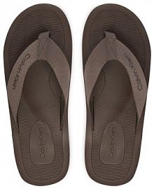 Japonki Calvin Klein brązowe męskie 