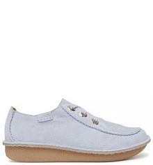 Półbuty Clarks niebieskie jasny damskie 