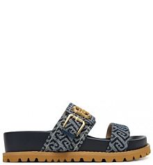 Klapki Liu Jo granatowe damskie 