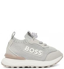 Sneakersy BOSS szare dziecięce 