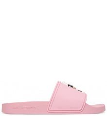 Klapki KARL LAGERFELD różowe damskie 