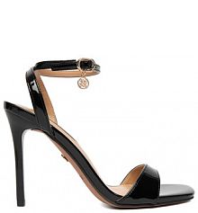 Sandały na szpilce Nine West czarne 