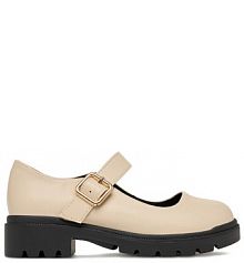 Półbuty JENNY beżowe dziecięce 