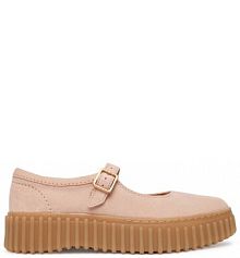 Półbuty Clarks różowe damskie 