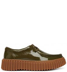 Półbuty Clarks zielone damskie 
