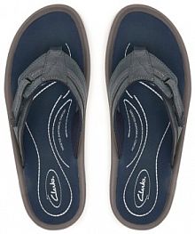 Japonki Clarks granatowe męskie 