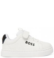 Sneakersy BOSS białe dziecięce 