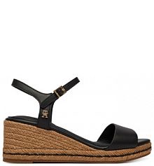 Espadryle Tommy Hilfiger czarne damskie 