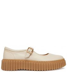 Półbuty Clarks kremowe damskie 