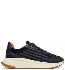 Sneakersy BOSS granatowe męskie 
