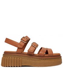 Sandały Clarks brązowe damskie 