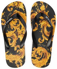 Japonki Versace Jeans Couture czarne męskie 