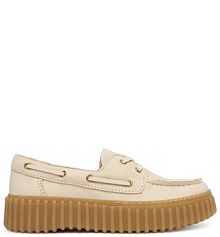 Półbuty Clarks kremowe damskie 