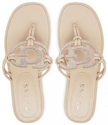 Japonki Guess beżowe damskie 