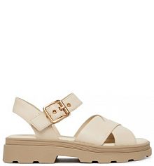 Sandały Clarks kremowe damskie 