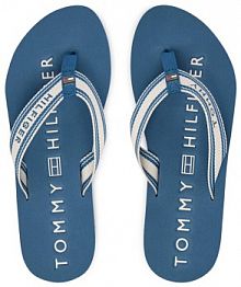 Japonki Tommy Hilfiger niebieskie damskie 