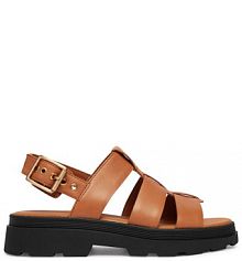 Sandały Clarks brązowe damskie 