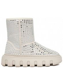 Śniegowce Eva Minge kremowe damskie 