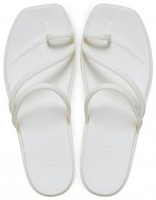 Japonki Crocs beżowe damskie 