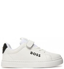 Sneakersy BOSS białe dziecięce 